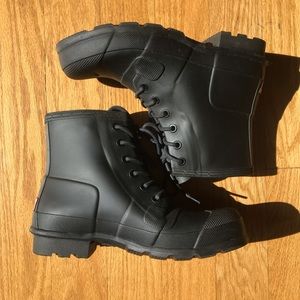 Hunter lace up boots men